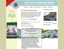 Tablet Screenshot of camerongrove55.com